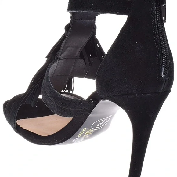 Chinese Laundry Speak Easy Suede Sandal Tassels 7 - Picture 5 of 7